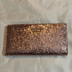 Kate Spade Glitter Wallet - Gold